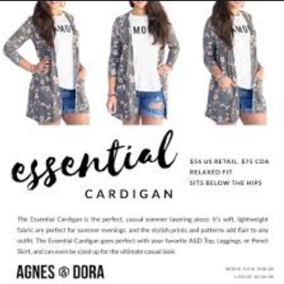 Agnes & Dora | Very Violet Essential Cardigan - Picture 5 of 6